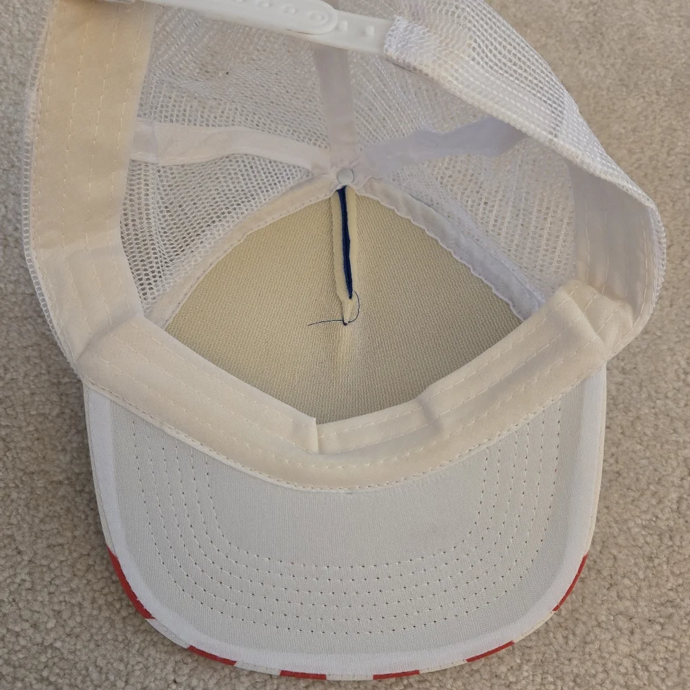 Vintage 1990s Red White Blue Patriotic 7/11 Slurpee Cap Hat